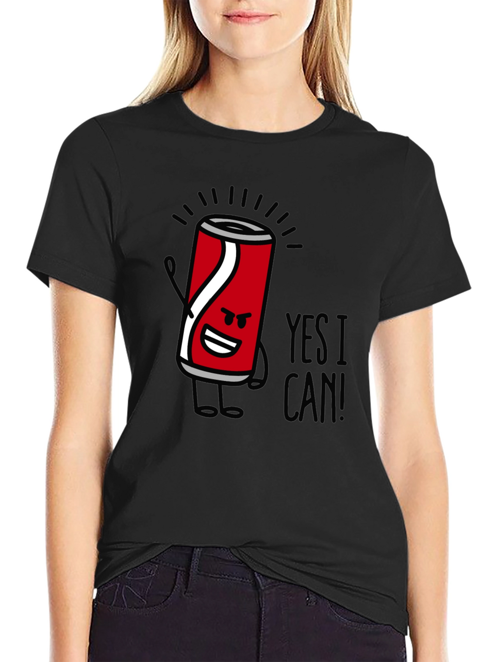Yes I Can! Graphic Tee - Trendy Cool T-Shirt