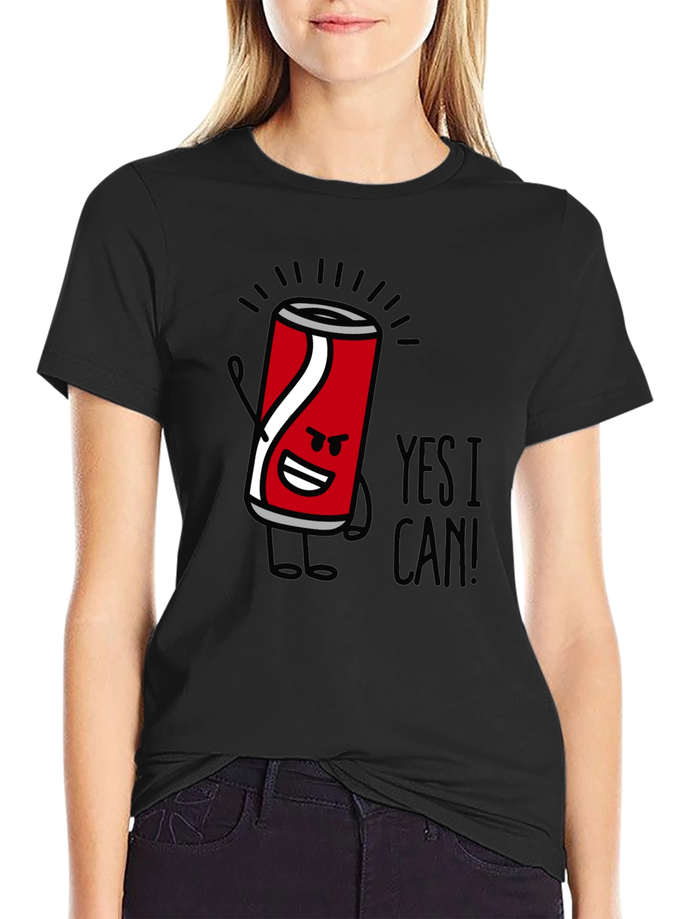 Yes I Can! Graphic Tee - Trendy Cool T-Shirt