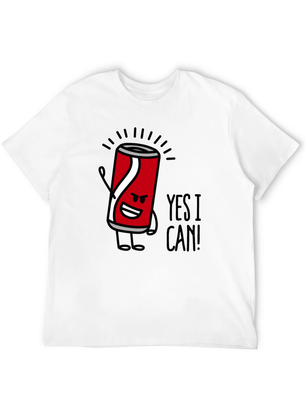 Yes I Can! Graphic Tee - Trendy Cool T-Shirt