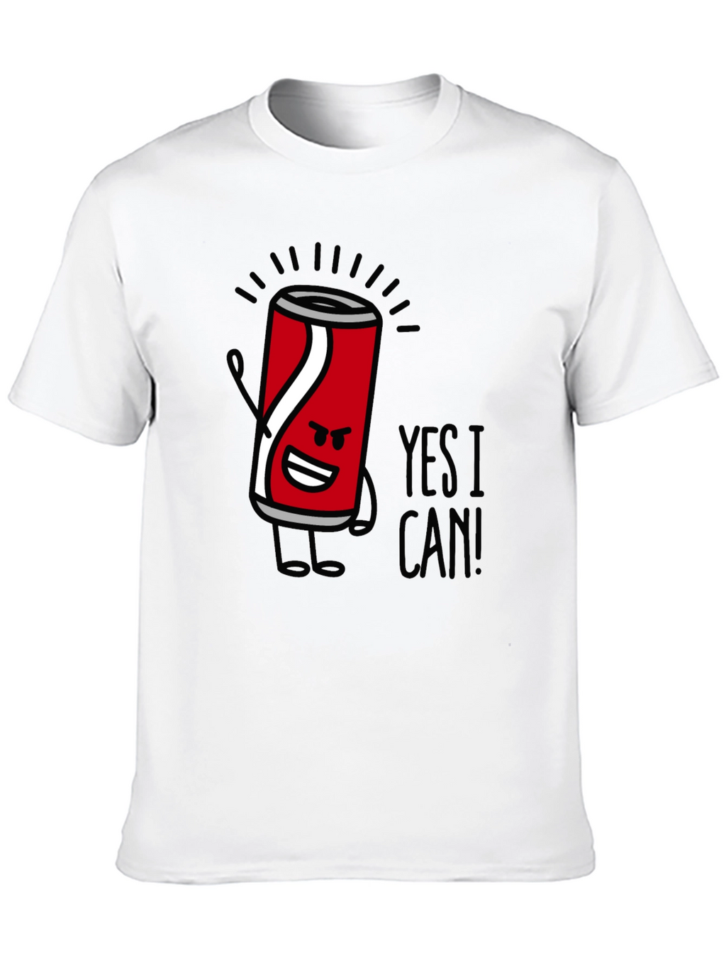 Yes I Can! Graphic Tee - Trendy Cool T-Shirt