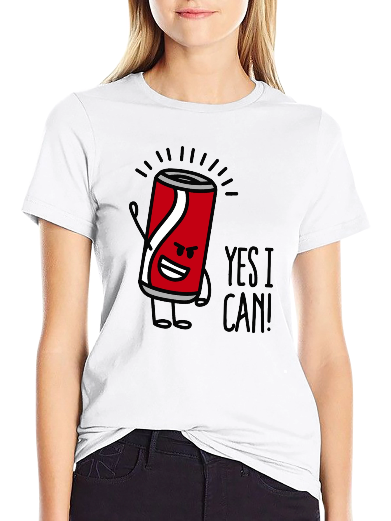 Yes I Can! Graphic Tee - Trendy Cool T-Shirt