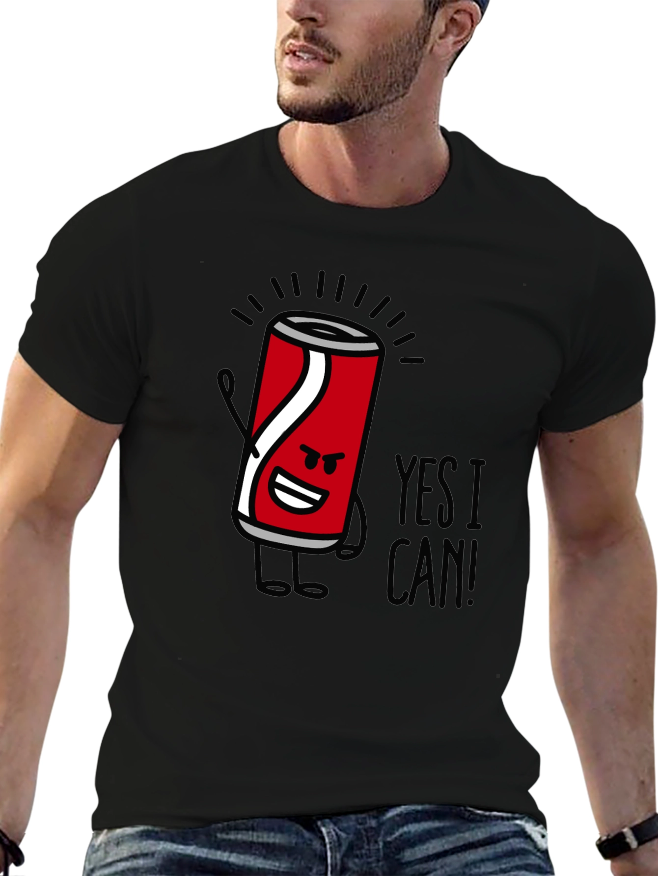 Yes I Can! Graphic Tee - Trendy Cool T-Shirt