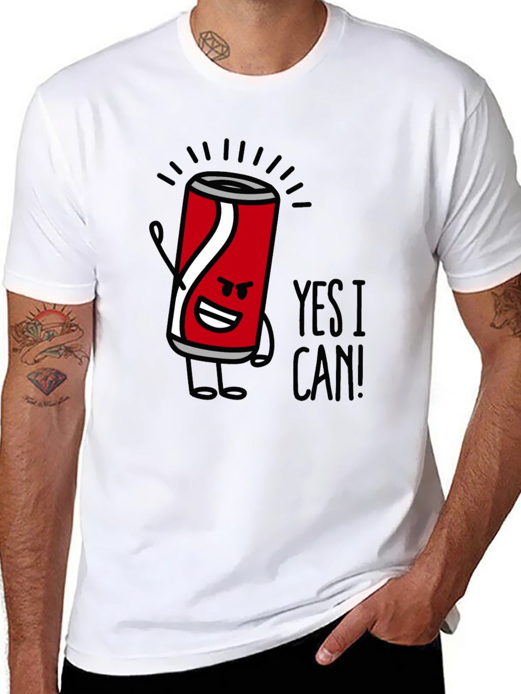 Yes I Can! Graphic Tee - Trendy Cool T-Shirt
