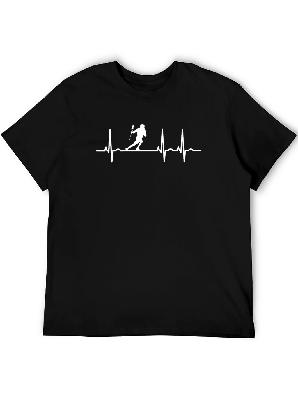 Lacrosse Player Heartbeat T-Shirt