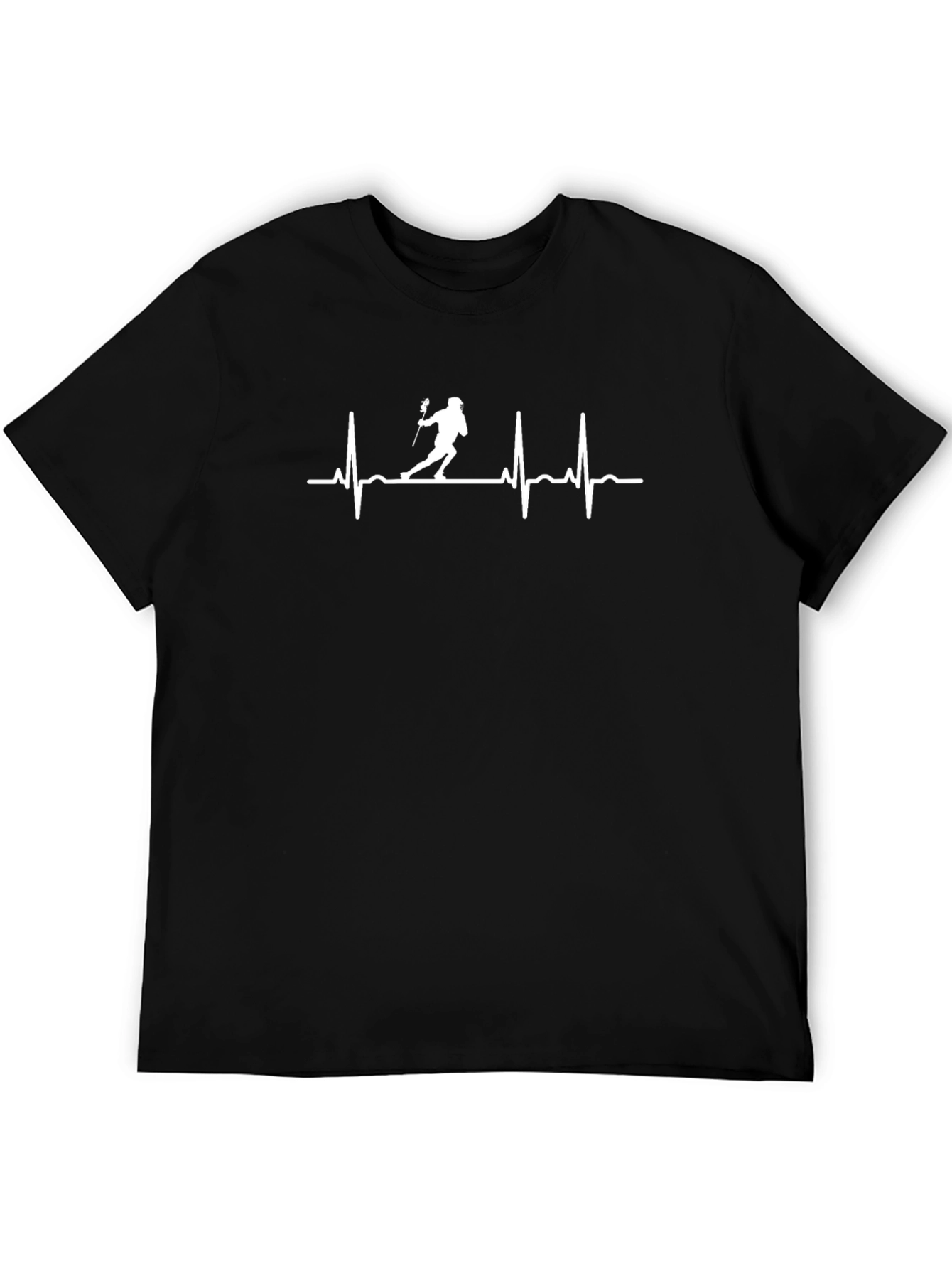 Lacrosse Player Heartbeat T-Shirt