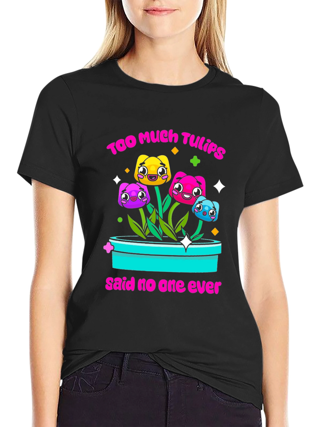 Too Much Tulips Funny T-Shirt