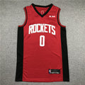Men's Houston Rockets Russell Westbrook #0 NBA Red Swingman Jerseys