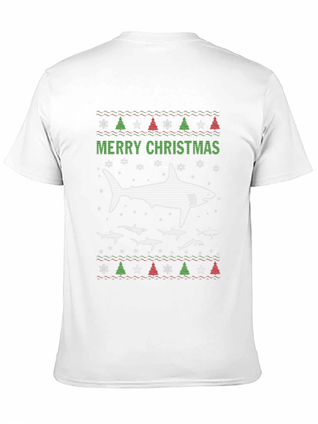 Merry Chrismas Shark Holiday T-Shirt