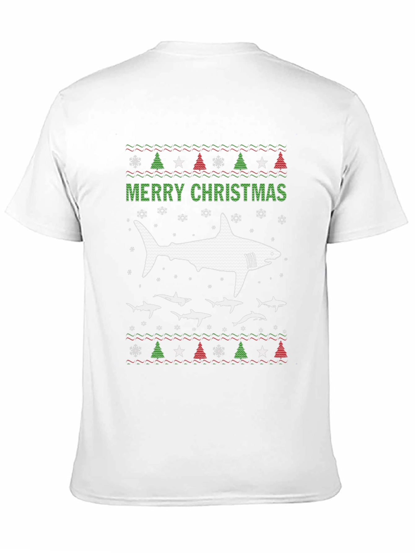 Merry Chrismas Shark Holiday T-Shirt