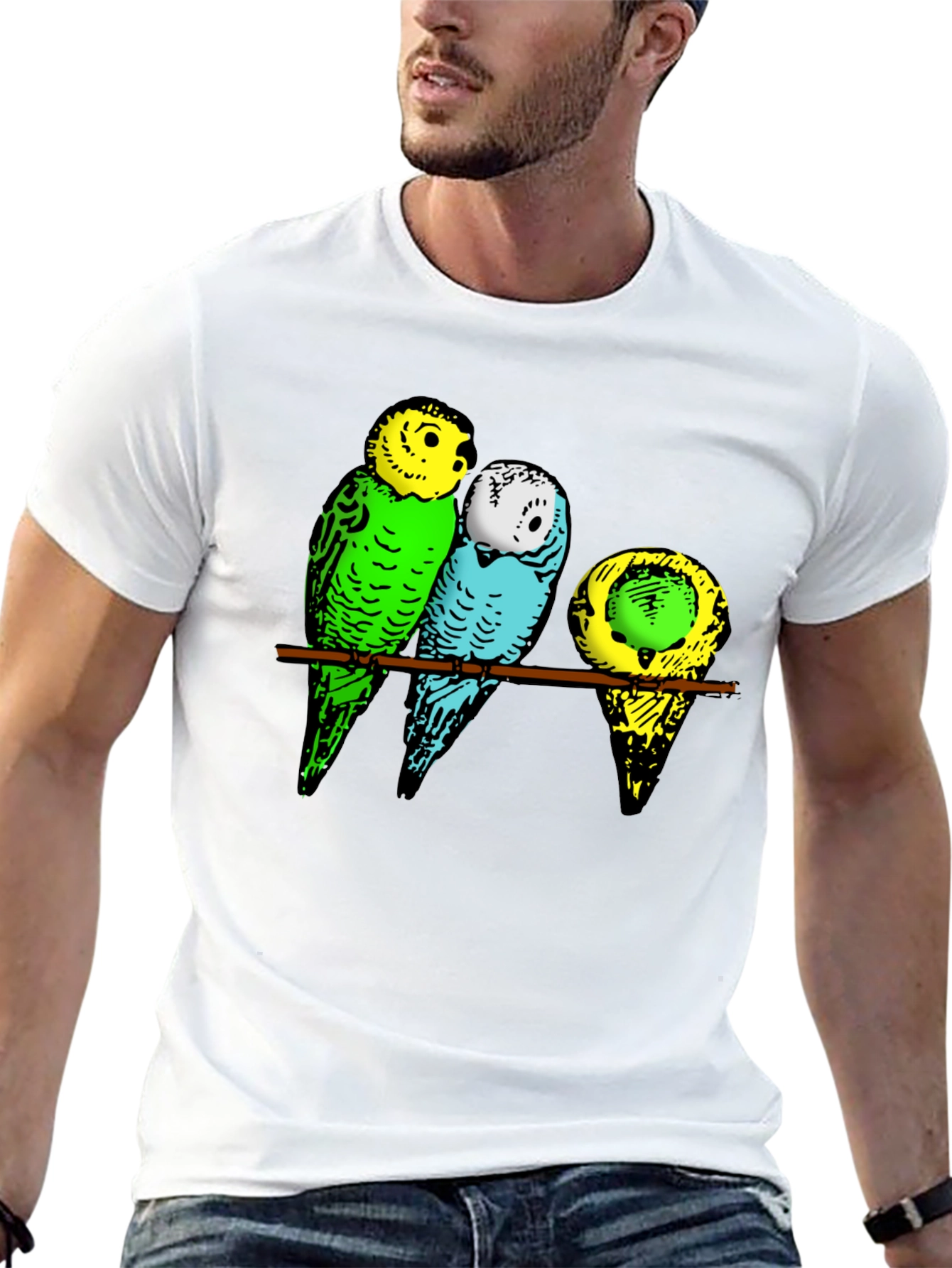 Parakeet Trio T-Shirt