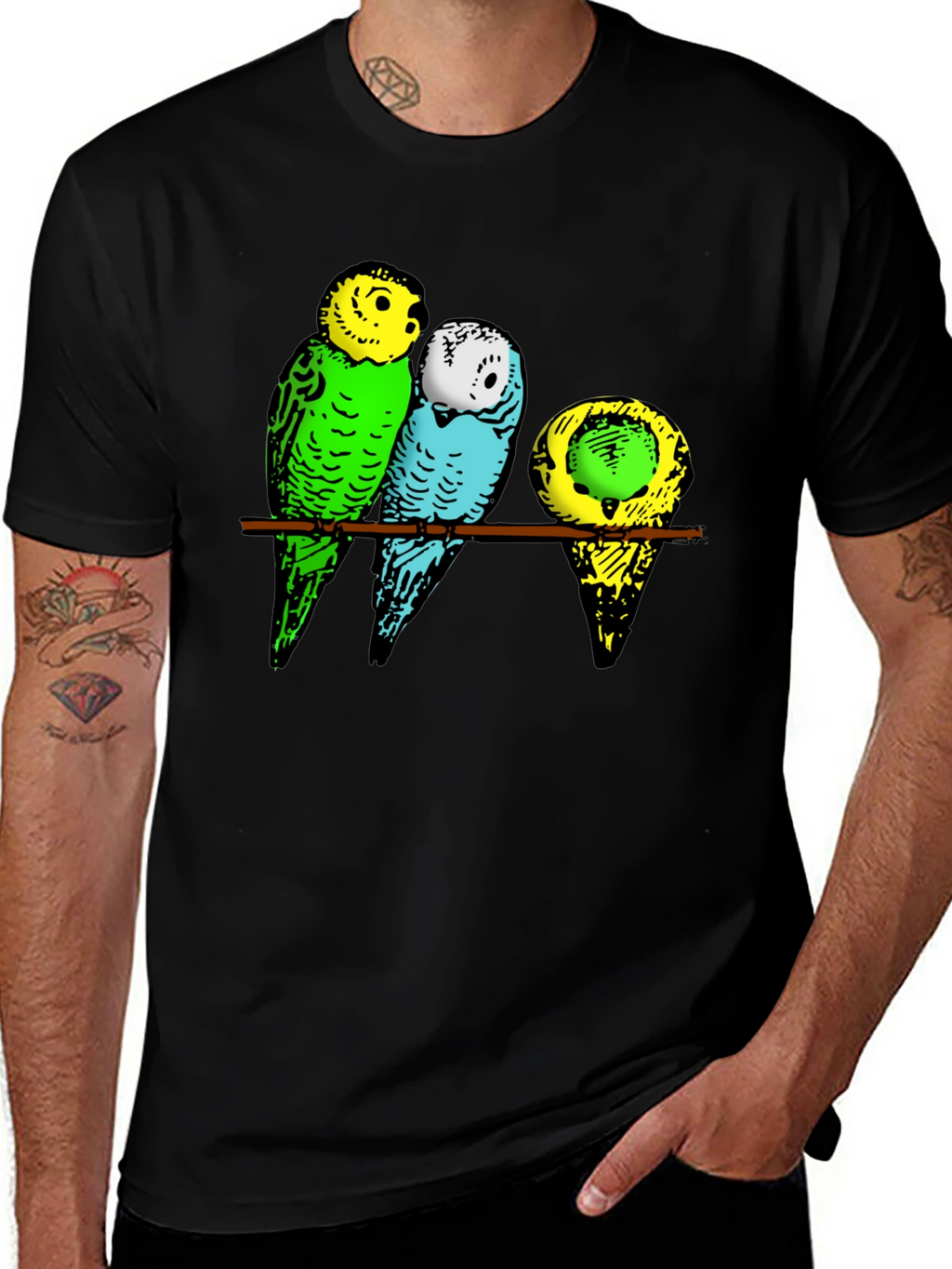 Parakeet Trio T-Shirt