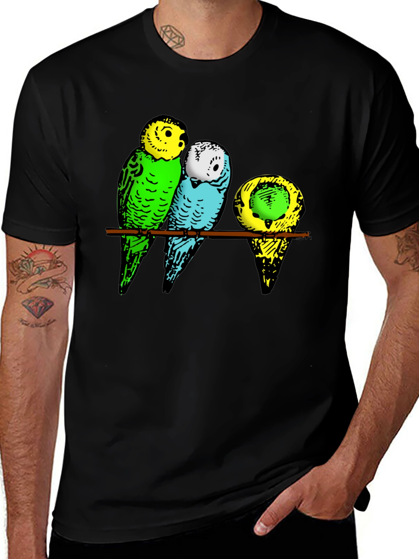 Parakeet Trio T-Shirt