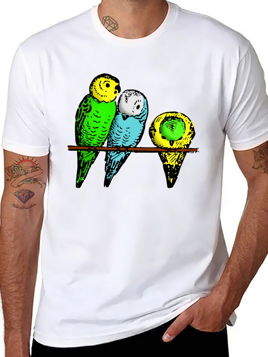 Parakeet Trio T-Shirt