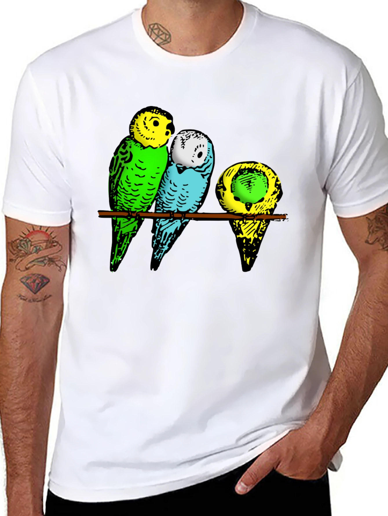Parakeet Trio T-Shirt