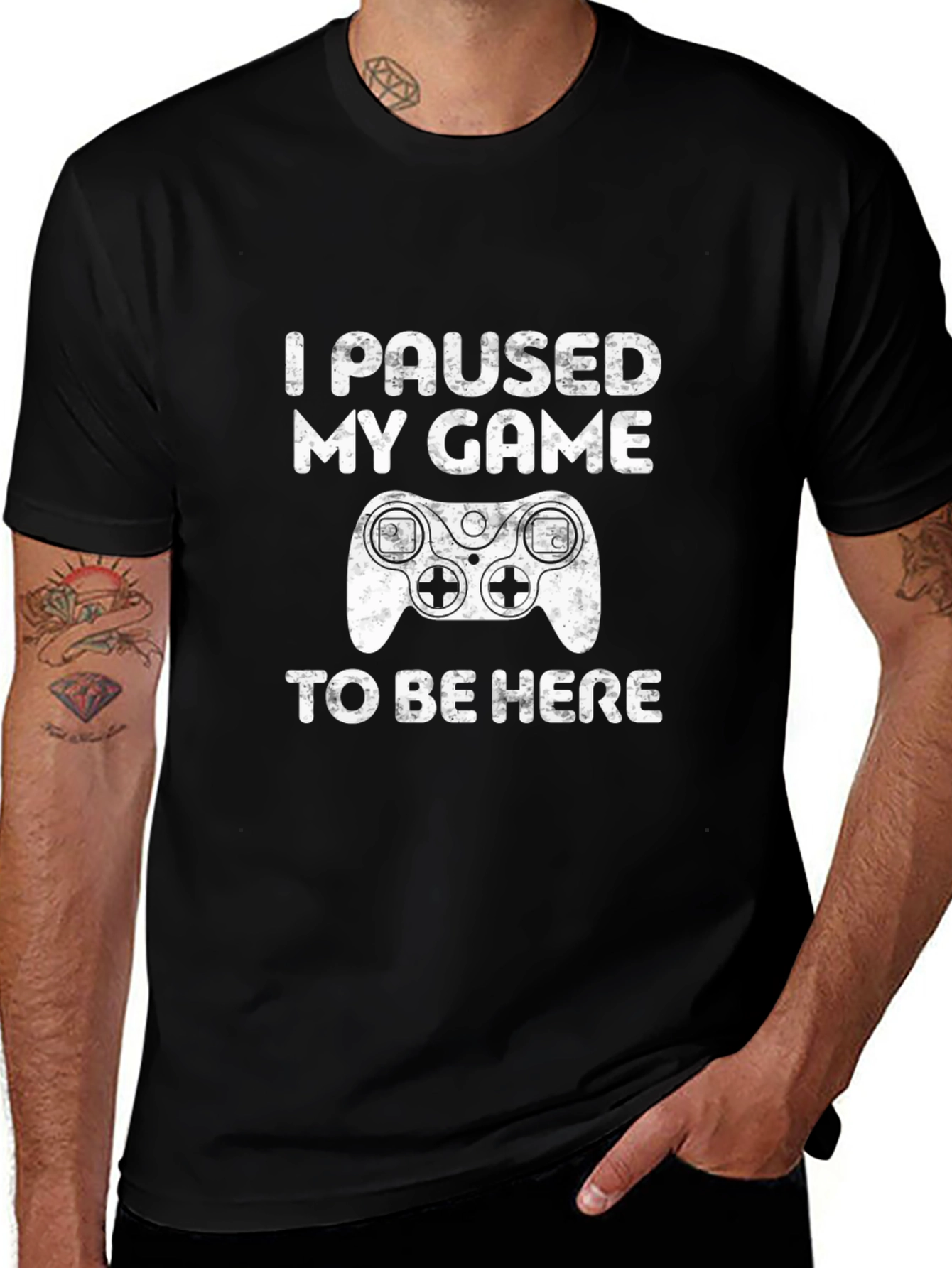 Funny Gamer T-Shirt: I Paused My Game