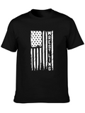 Wrestling American Flag T-Shirt
