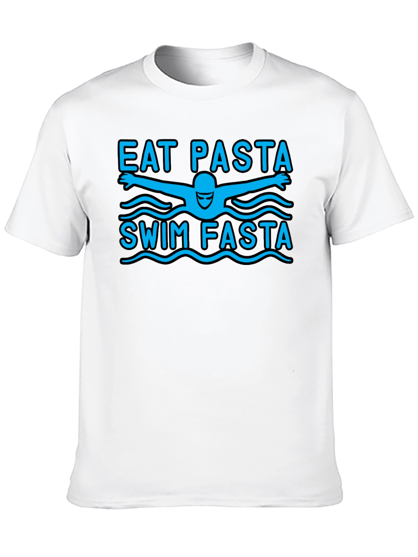 Eat Pasta Swim Fasta Graphic T-Shirt