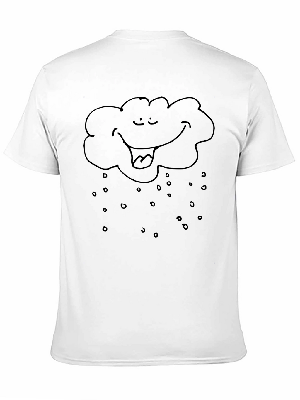 Rain Cloud Graphic Tee - Unisex Black T-Shirt