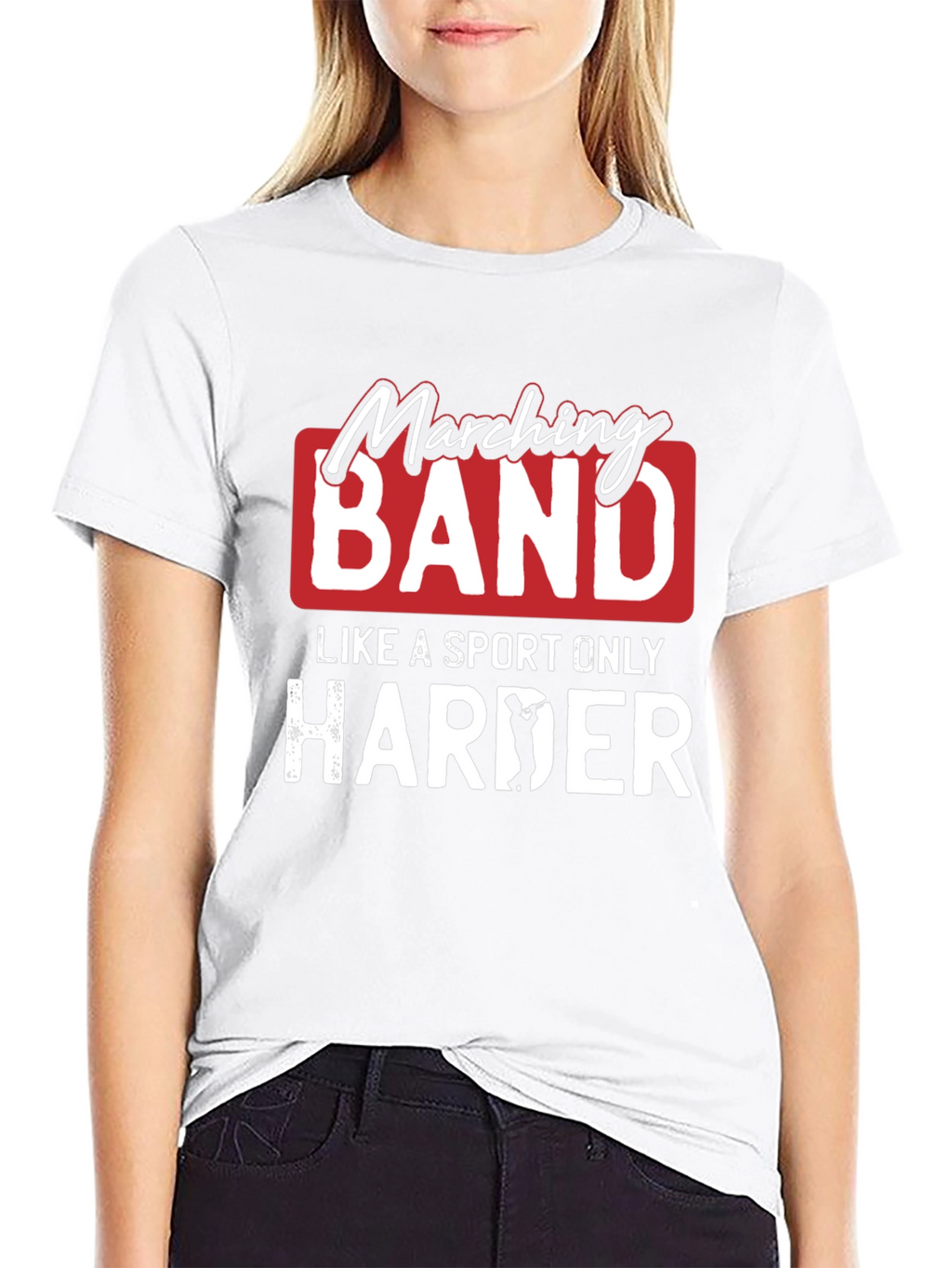 Marching Band T-Shirt: Like a Sport Only Harder
