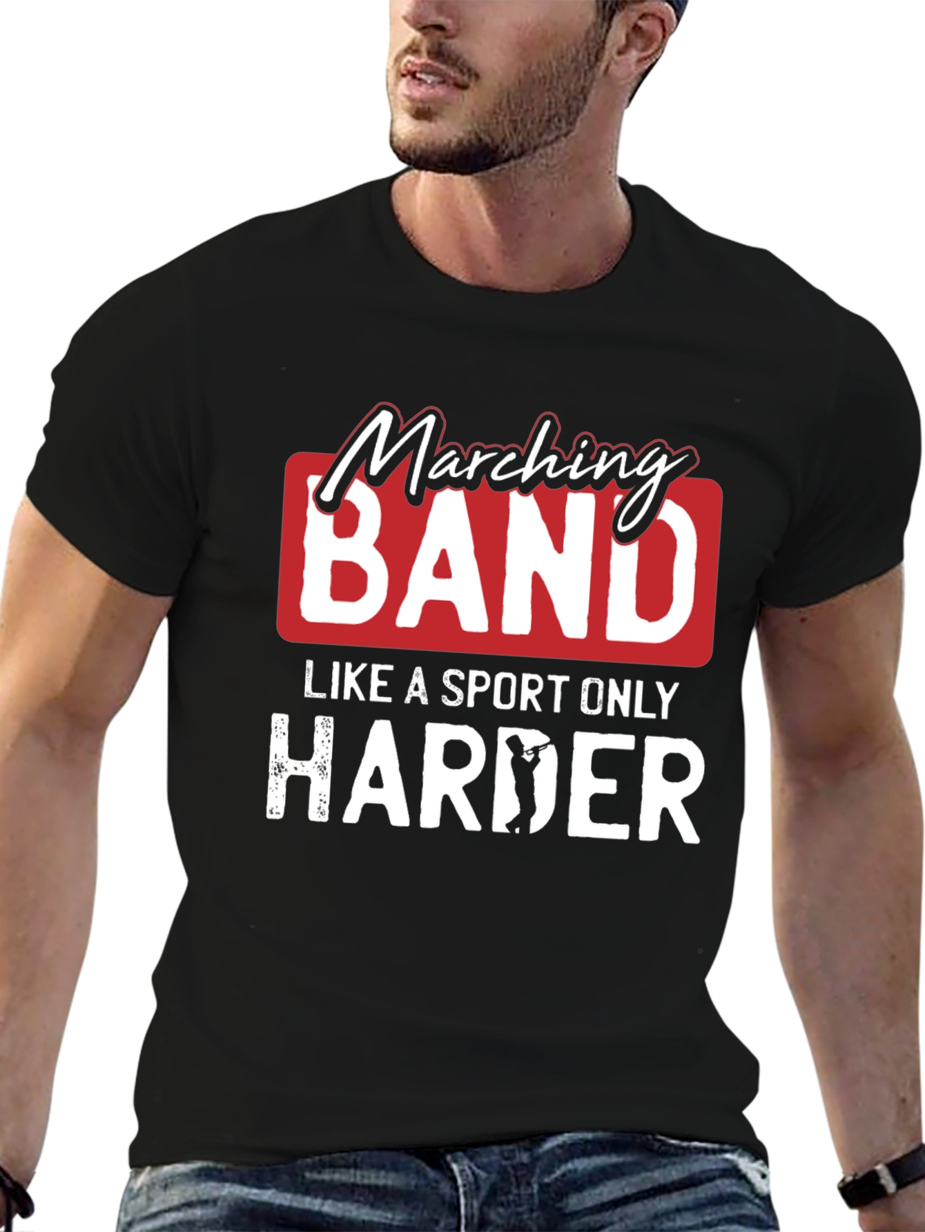 Marching Band T-Shirt: Like a Sport Only Harder