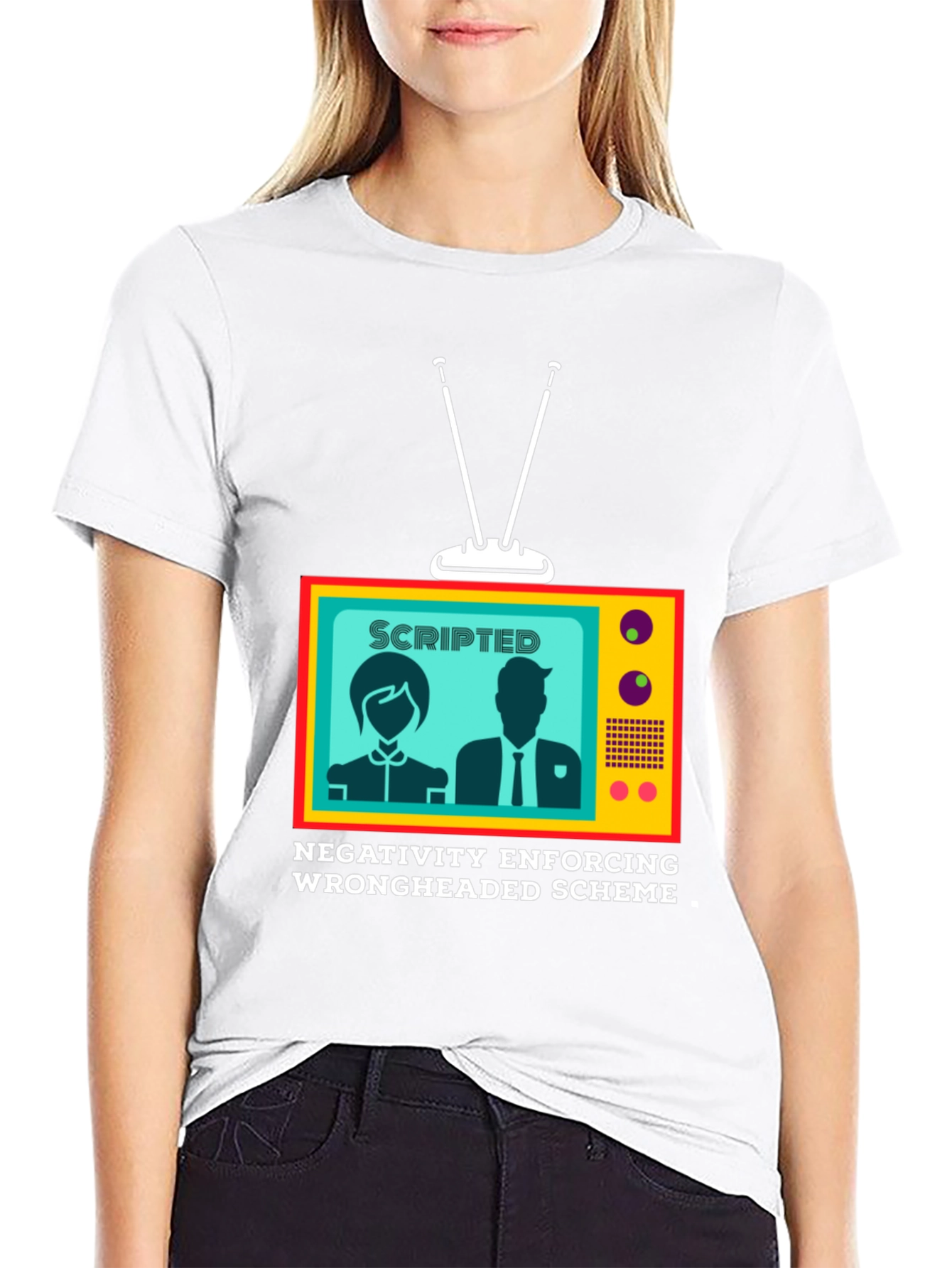 Scripted Negativity T-Shirt: Conspiracy Theory Tee