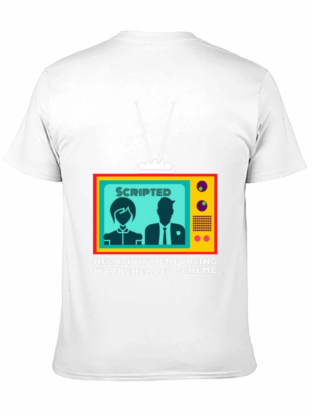 Scripted Negativity T-Shirt: Conspiracy Theory Tee