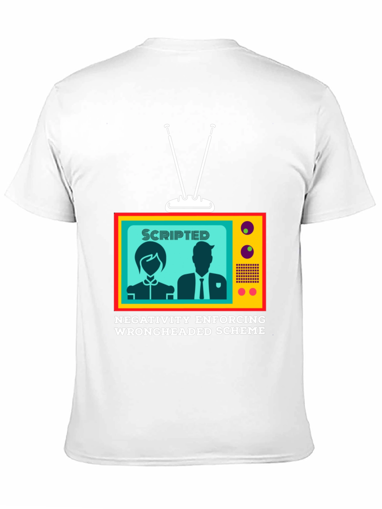 Scripted Negativity T-Shirt: Conspiracy Theory Tee