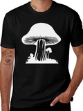 Mushroom Graphic Tee - Funky Fungi Fashion