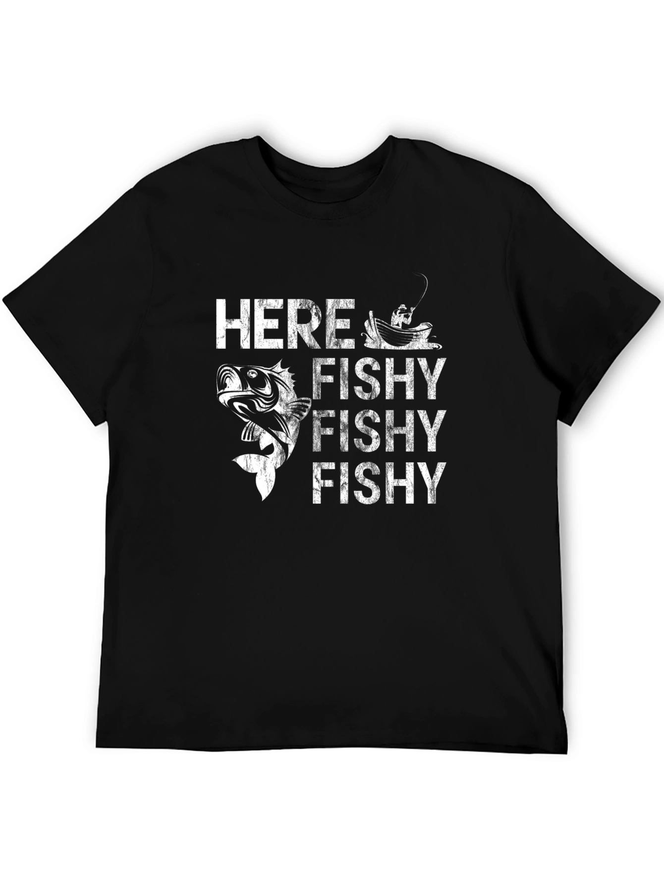 Here Fishy Fishy T-Shirt | Fishing Tee