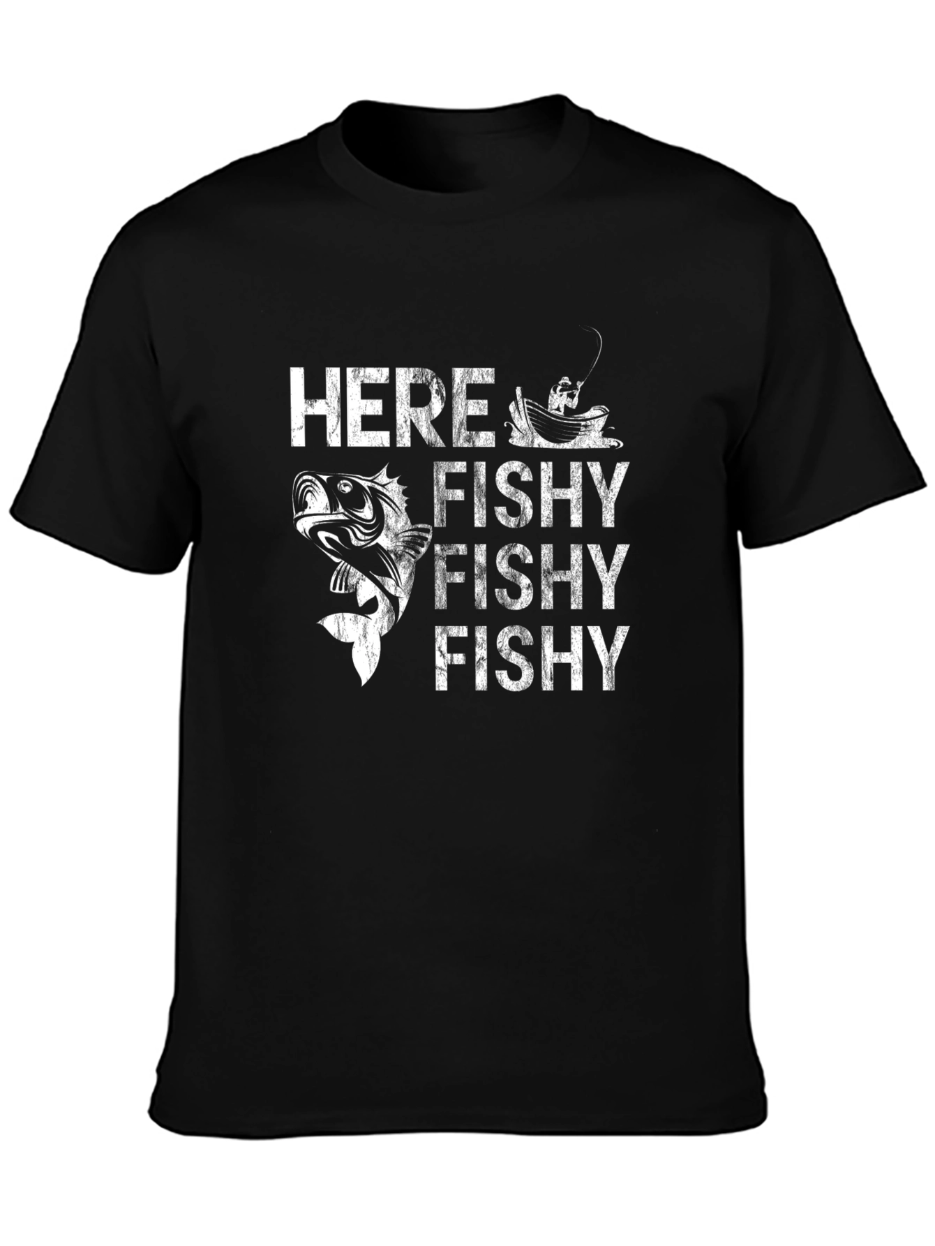 Here Fishy Fishy T-Shirt | Fishing Tee