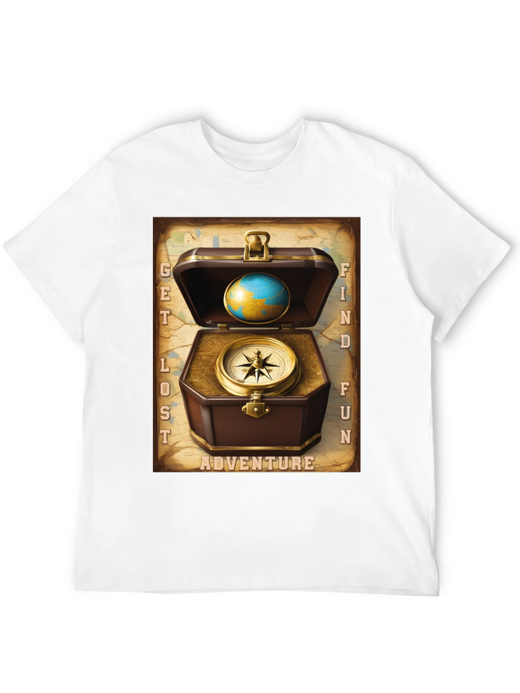 Adventure Seeker Graphic Tee - Get Lost Find Fun