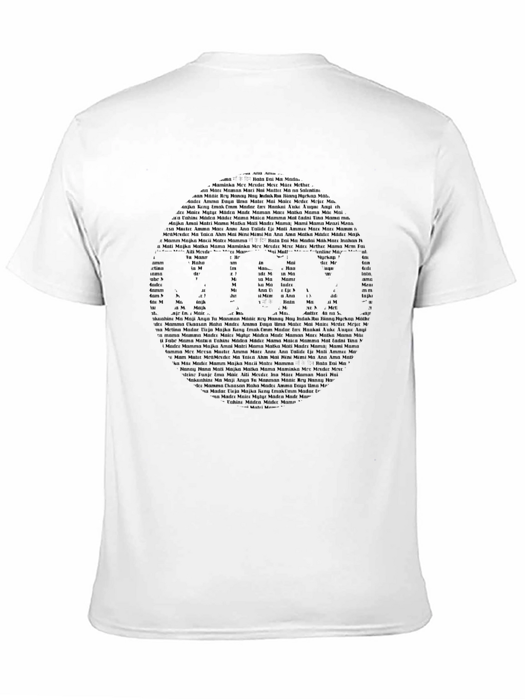 Word Art Graphic T-Shirt
