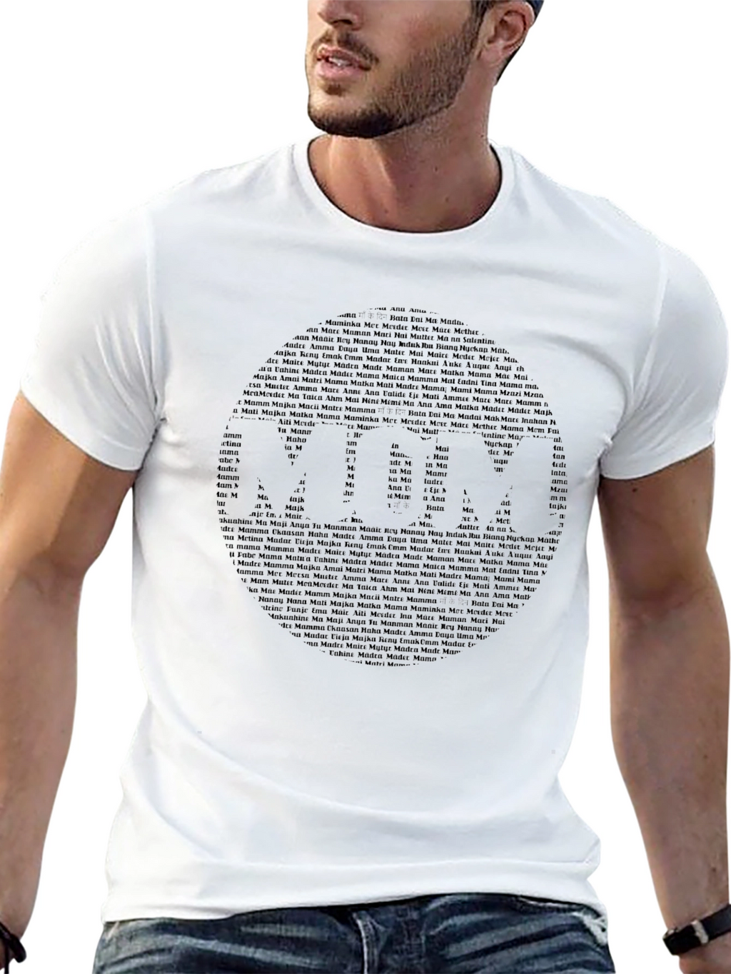 Word Art Graphic T-Shirt