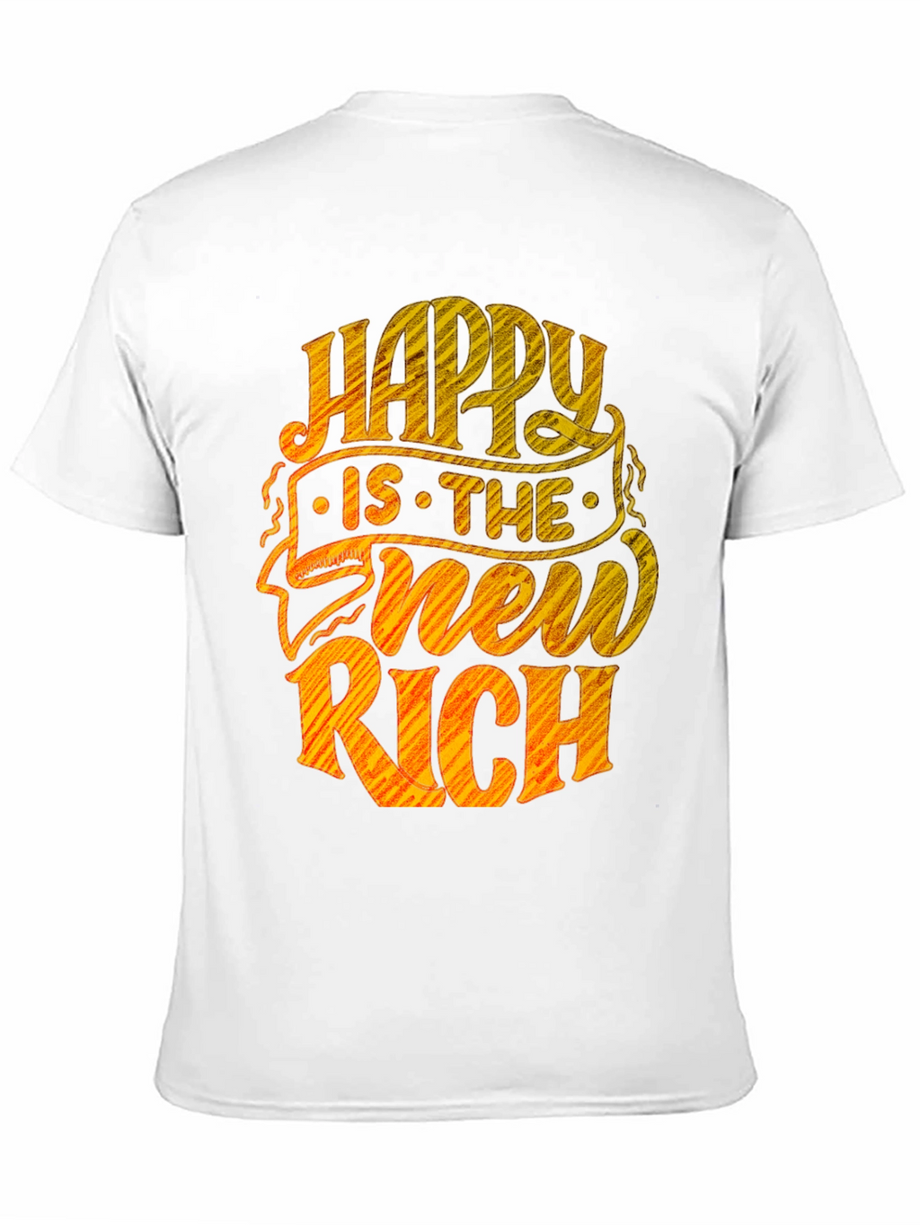 Happy Is The New Rich Graphic Tee