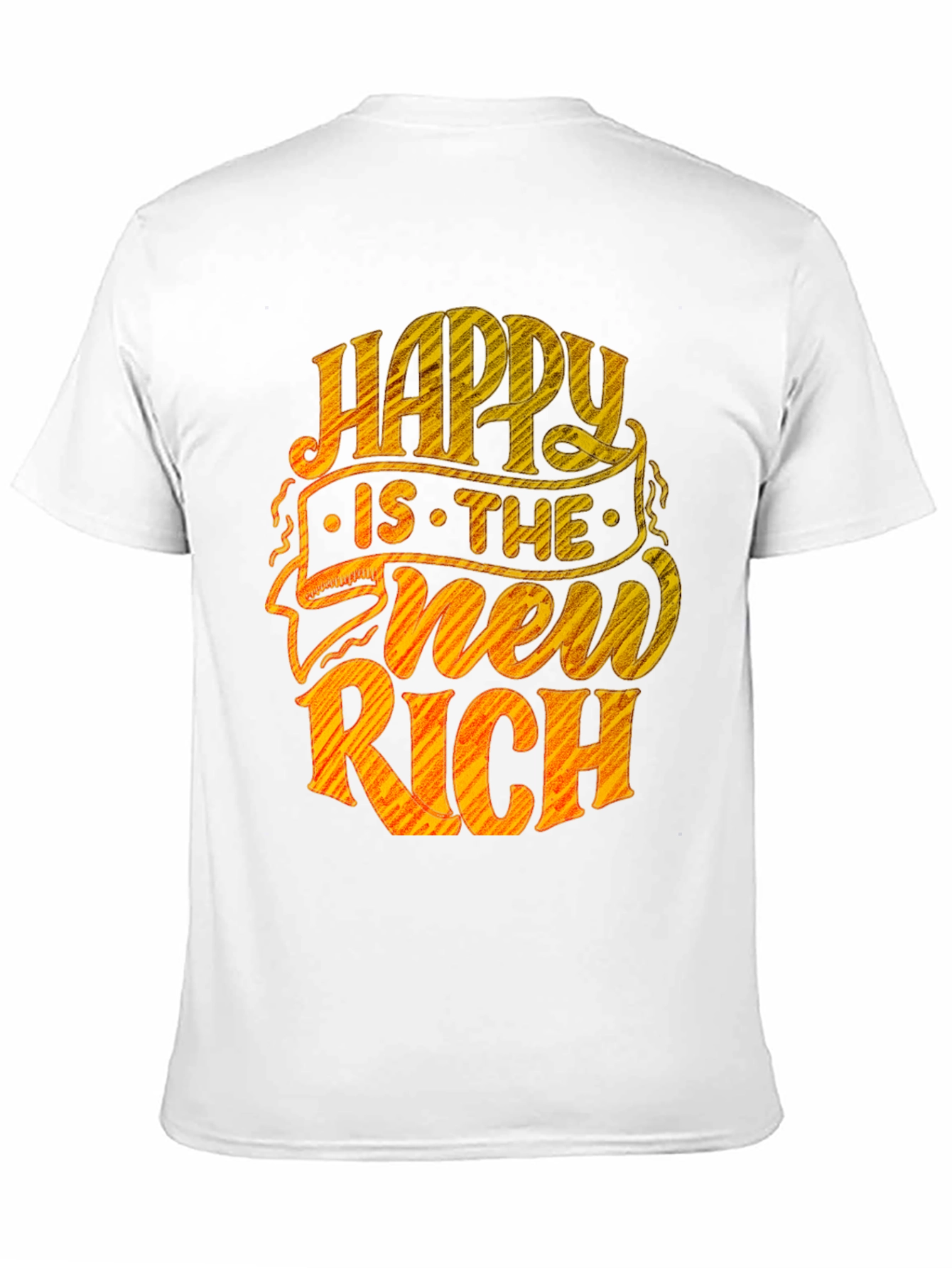 Happy Is The New Rich Graphic Tee