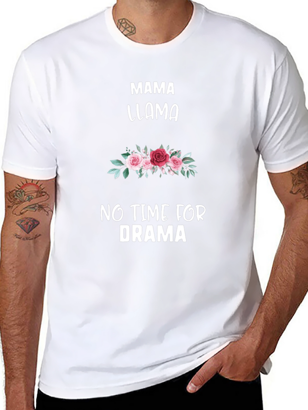 Mama Llama T-Shirt: No Time for Drama