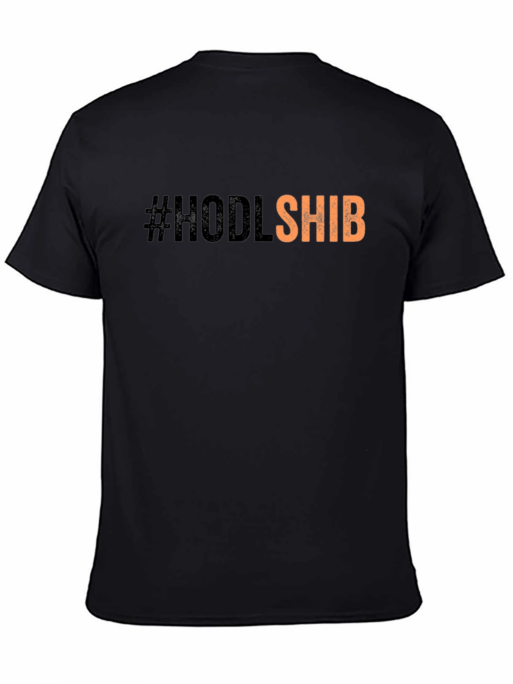 #HODLSHIB Black T-Shirt - Crypto Meme Tee