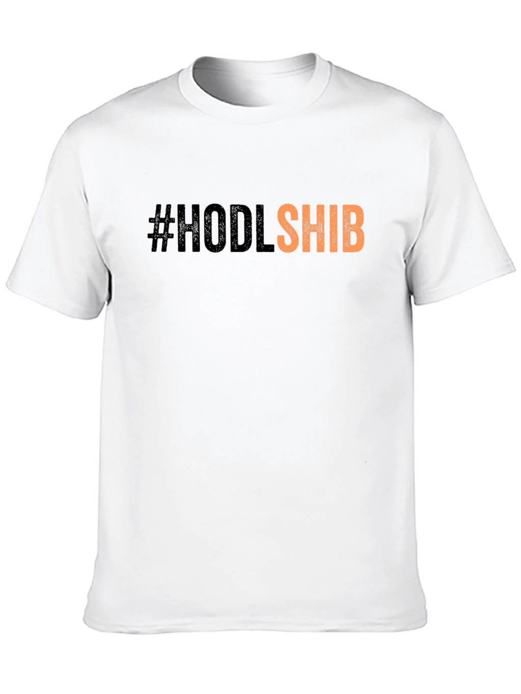 #HODLSHIB Black T-Shirt - Crypto Meme Tee