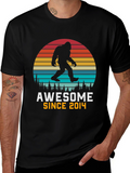 Awesome Since 2014 Bigfoot Sunset T-Shirt
