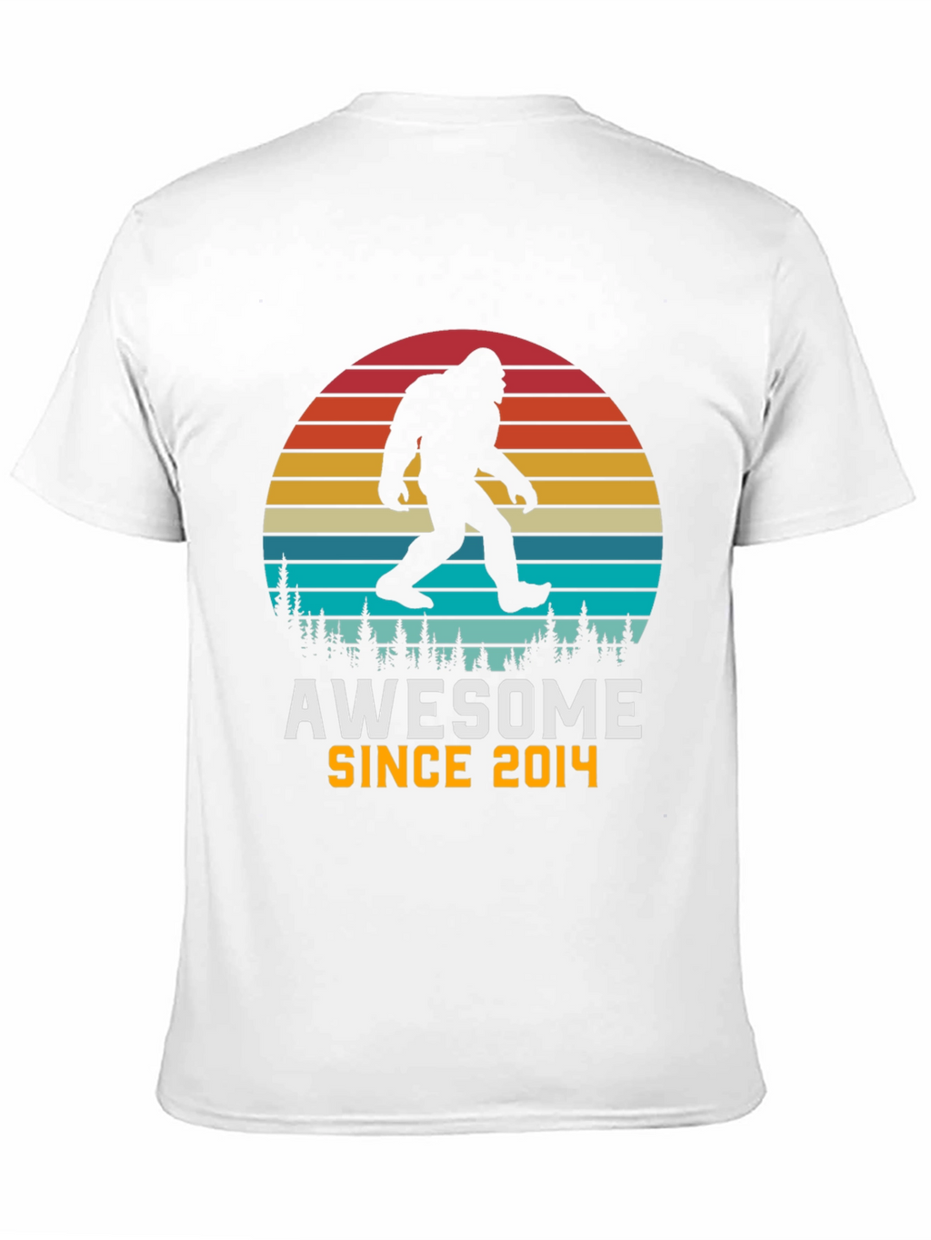 Awesome Since 2014 Bigfoot Sunset T-Shirt