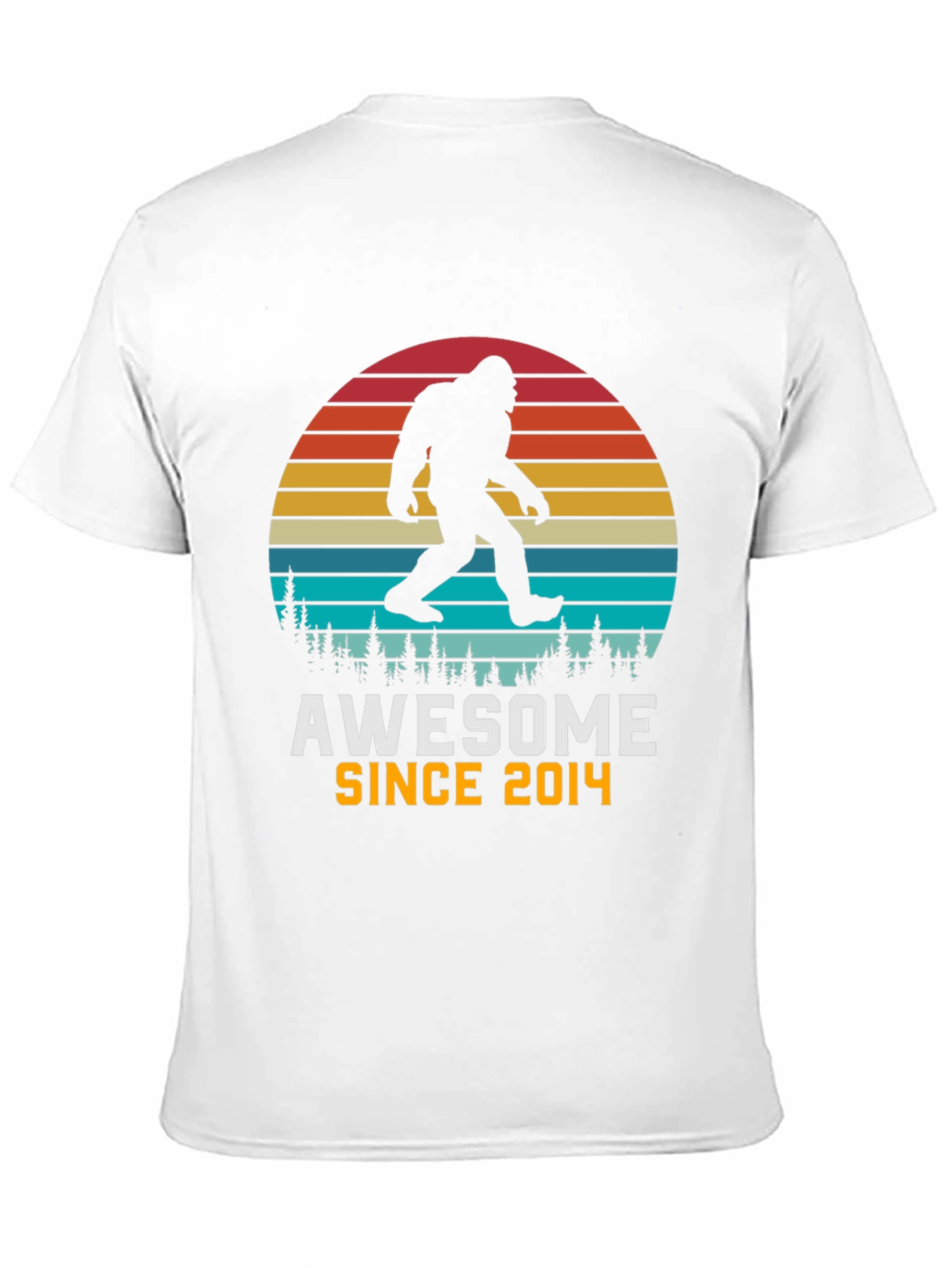 Awesome Since 2014 Bigfoot Sunset T-Shirt