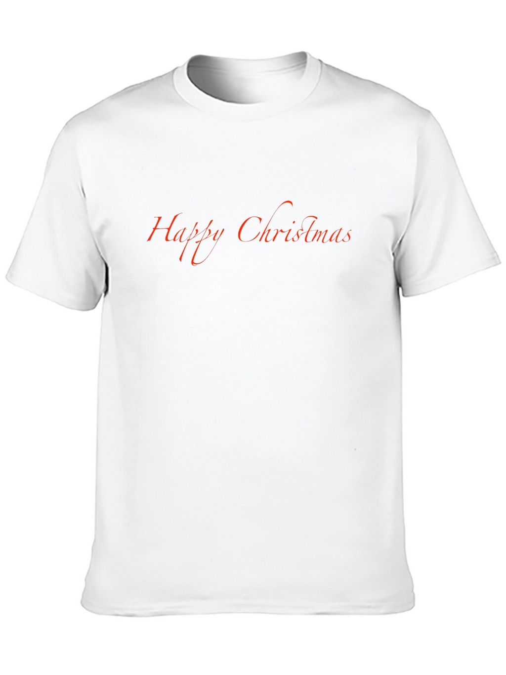 Happy Christmas Black T-Shirt