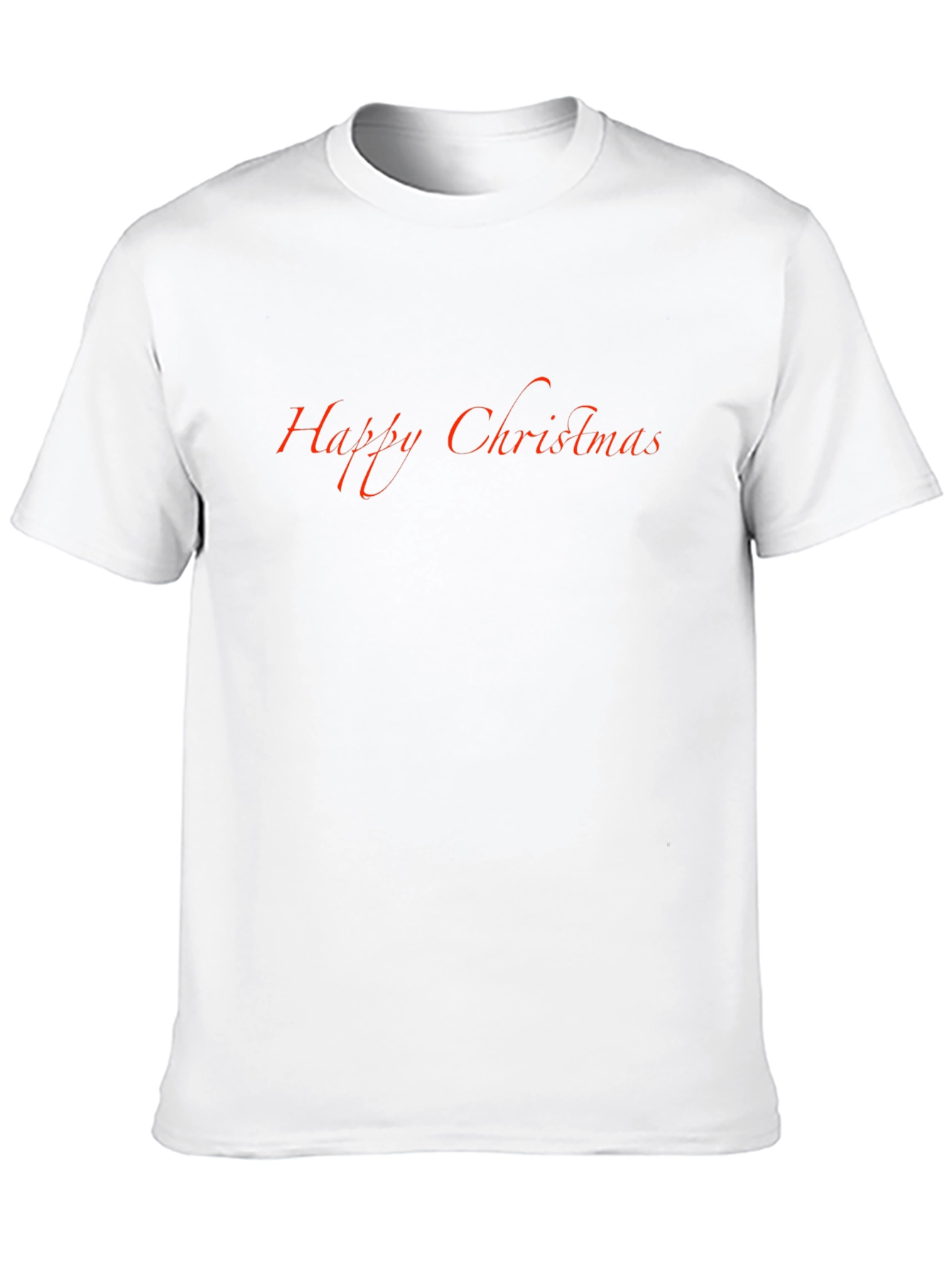 Happy Christmas Black T-Shirt