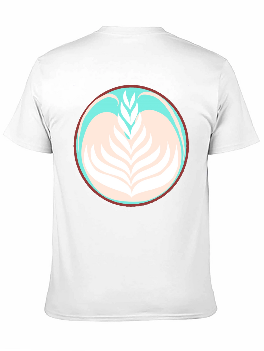 Latte Art Tee - Black Graphic T-Shirt