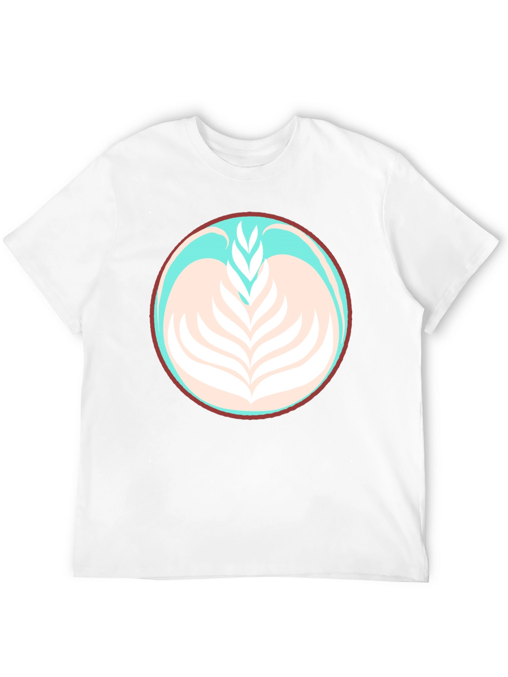 Latte Art Tee - Black Graphic T-Shirt