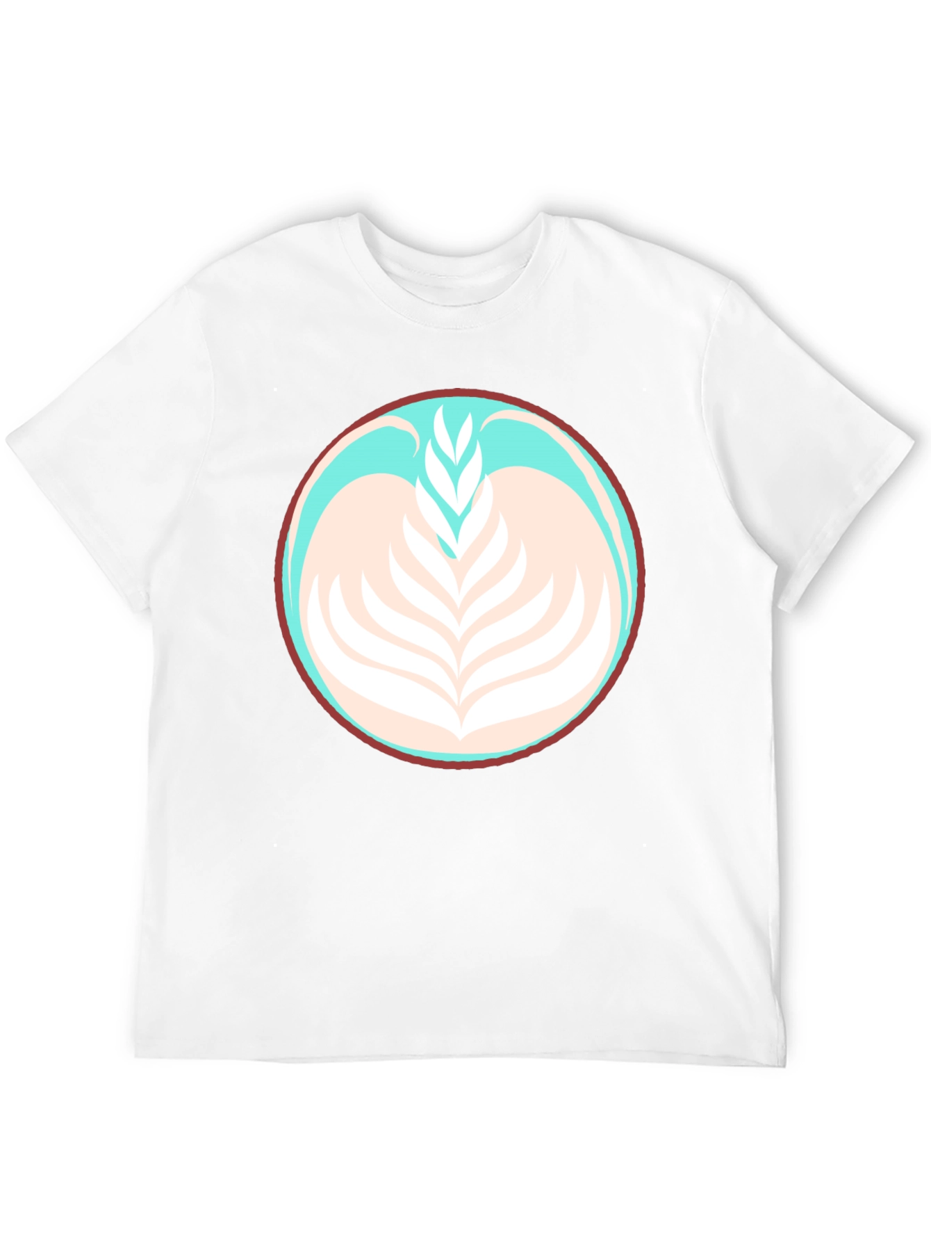 Latte Art Tee - Black Graphic T-Shirt
