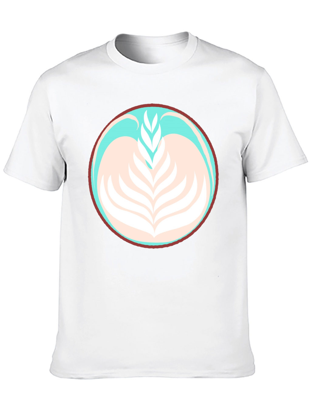 Latte Art Tee - Black Graphic T-Shirt