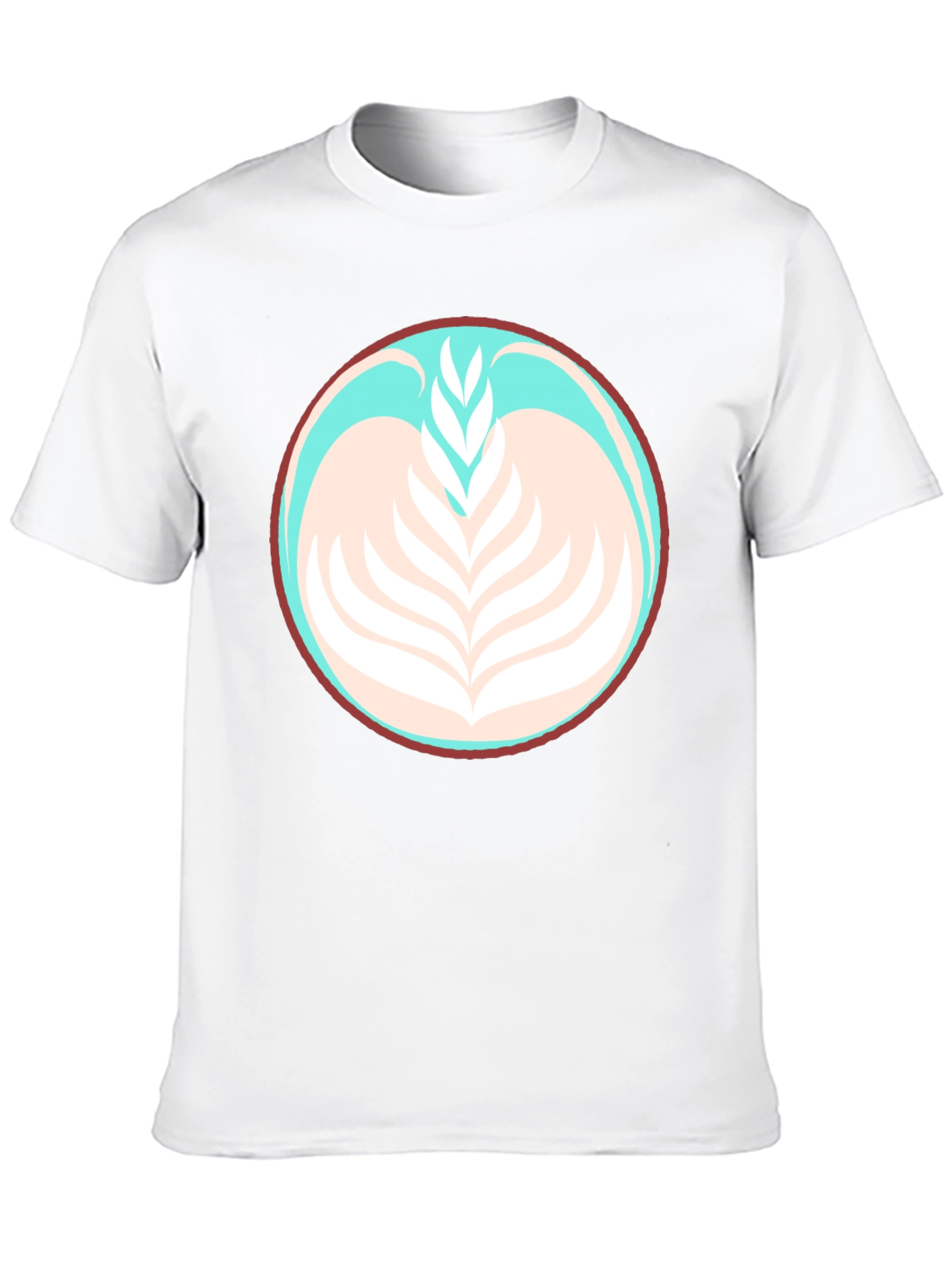 Latte Art Tee - Black Graphic T-Shirt