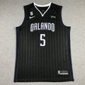 Men's Orlando Magic Paolo Banchero #5 Black 2022/23 Swingman Jerseys - City Edition