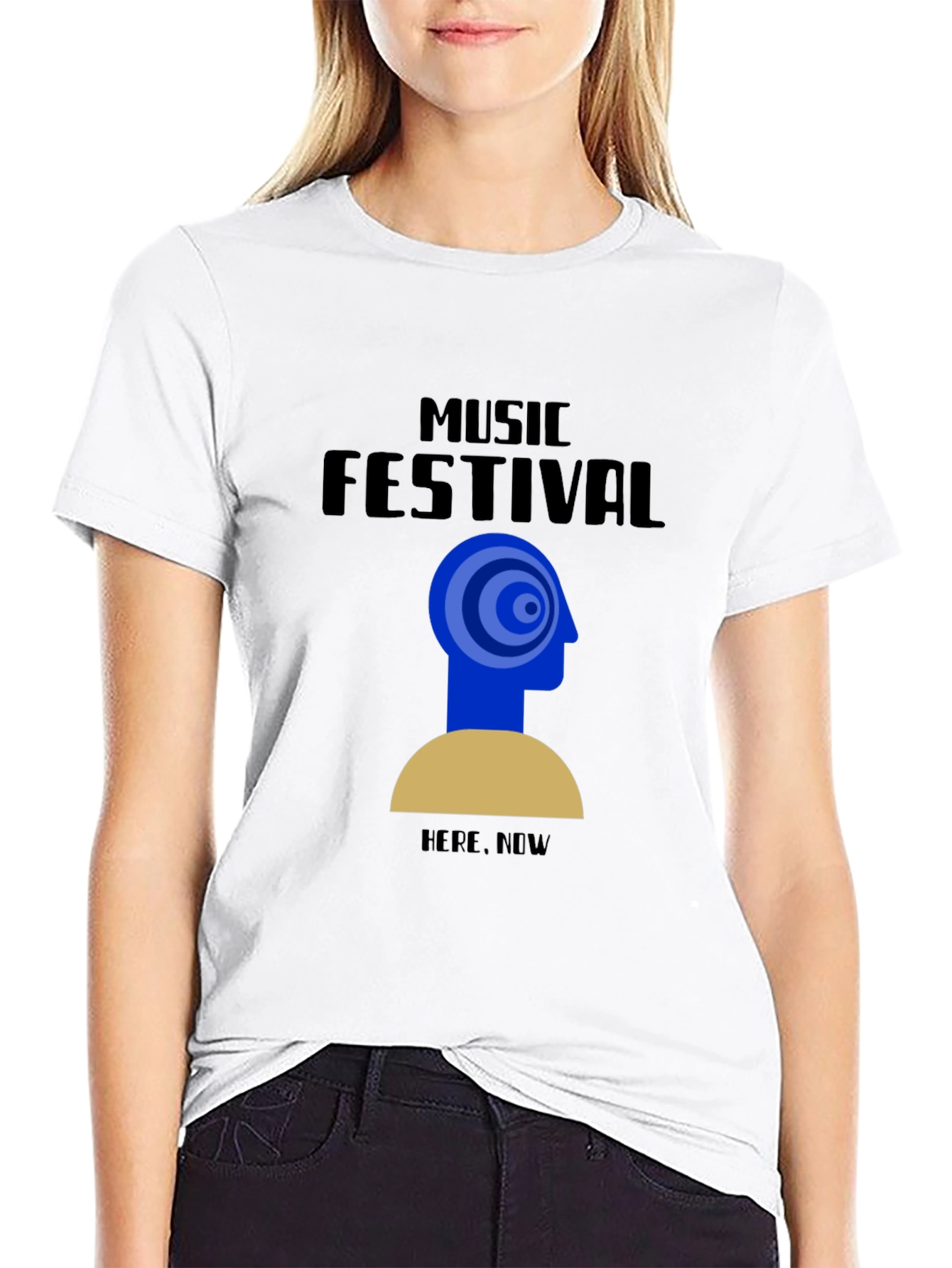 Music Festival Tee - Here Now Graphic T-Shirt